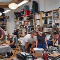 Blick in die Elektronikwerkstatt